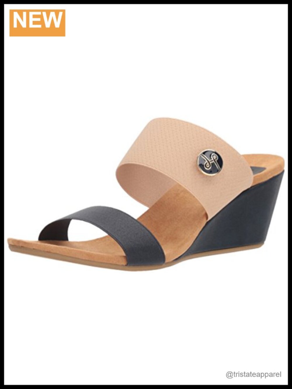 Women's Emily Wedge Sandals Slip On Slingback Arch Support EVA